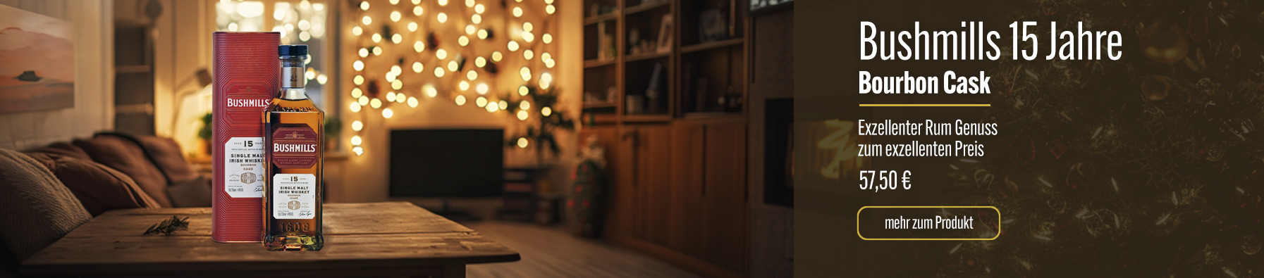 Bushmills 15 Jahre Bourbon